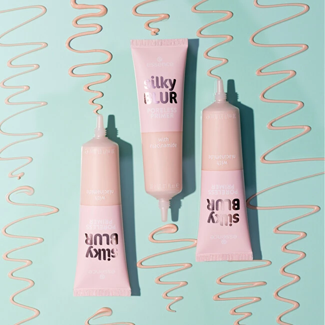 „Essence Cosmetics Skilky Blur“ priešbazinis makiažo pagrindas nuo porų, 30 ml