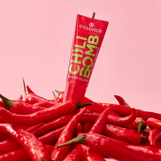 Essence Chili Bomb Plumping Lūpų blizgis 01 Strawberry Salsa, 10 ml