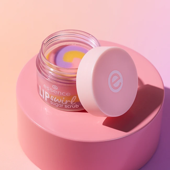Essence Cosmetics Lip Swirl Exfoliante De Azúcar Labial 01, 8 g