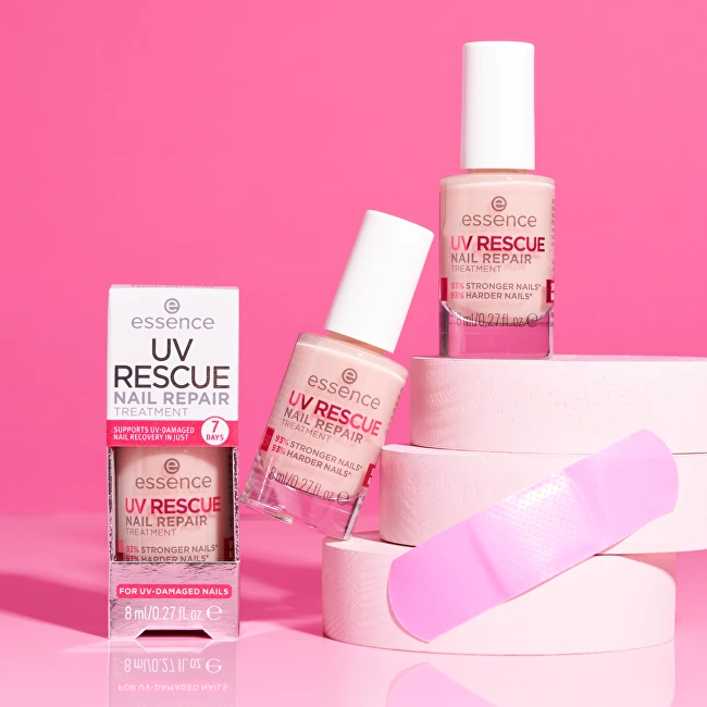 Essence Cosmetics Uv Rescure Tratamiento Reparador De Uñas 01, 8 ml