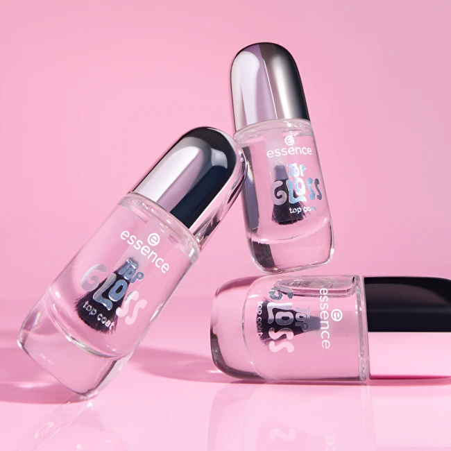 „Essence Cosmetics“ viršutinis blizgusis sluoksnis, 8 ml