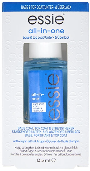 Essie All-In-One Base & Top Coat Nagų lakas moterims, 13,5 ml