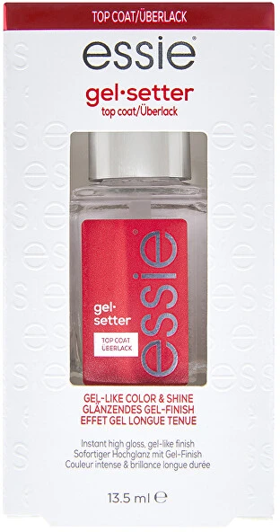 Essie Gel Setter Top Coat Nagų lakas moterims, 13,5 ml