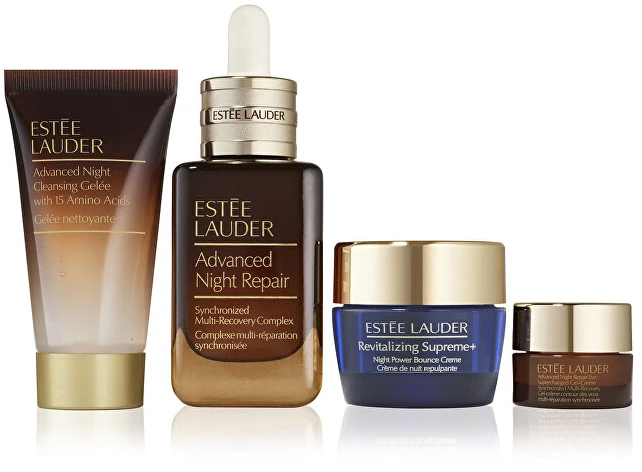 „Estée Lauder Advanced Night Repair The Lift + Glow Routine“, 50 ml +, 30 ml +, 15 ml + 5 ml