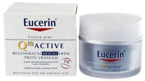 Eucerin regeneruojamasis naktinis kremas nuo raukšlių visų tipų jautriai odai su Q10 Active, 50 ml