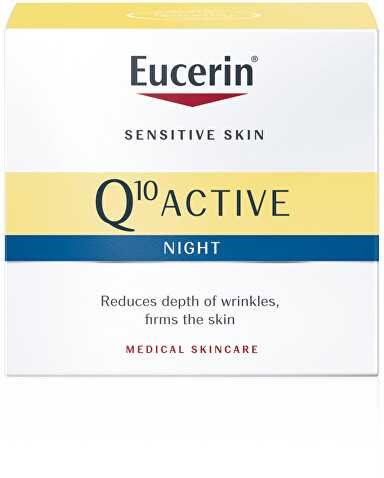 Eucerin regeneruojamasis naktinis kremas nuo raukšlių visų tipų jautriai odai su Q10 Active, 50 ml