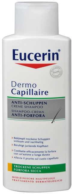 Eucerin DermoCapillaire Šampūnas šampūnas nuo pleiskanų sausai galvos odai, 250 ml