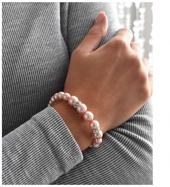 Evolution Group Romantiška karoliukų apyrankė Rosaline Pearls 33091.3