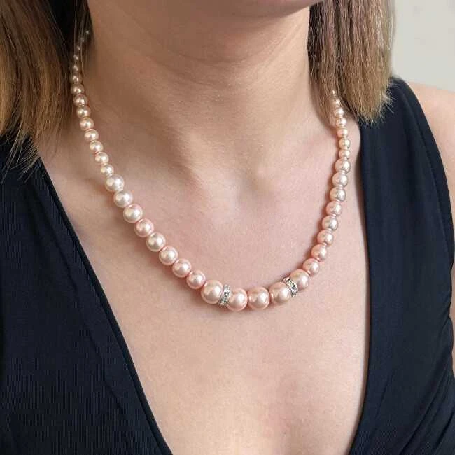 Evolution Group Romantiškas karoliukas pakabukas Rosaline Pearls 32036.3