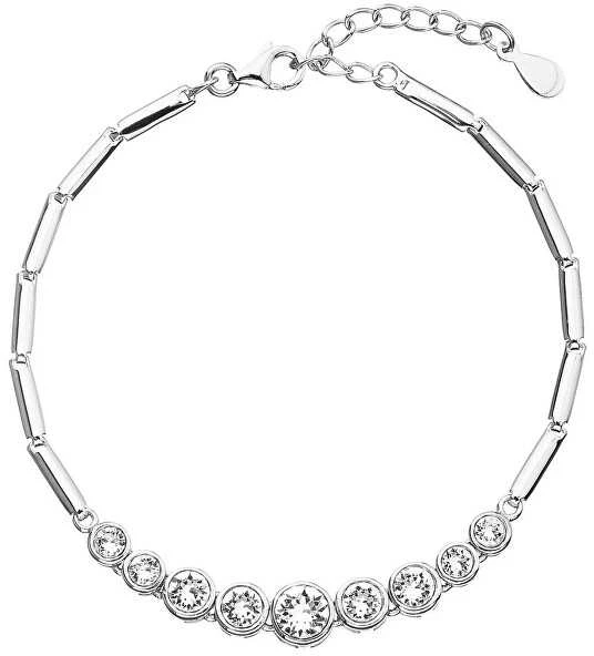 Evolution Group Sidabrinis apyrankė su Swarovski 33111.1
