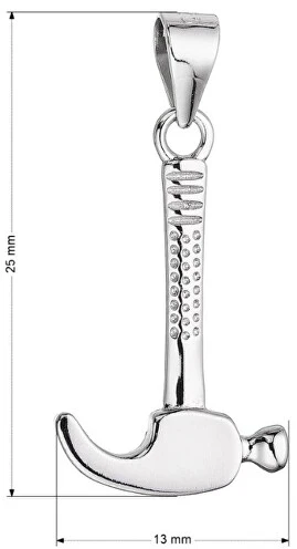 Evolution Group Sidabrinis pendant carpenter´s hammer 64058