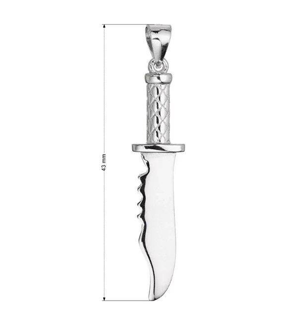 Evolution Group Sidabrinis pendant Knife 64059