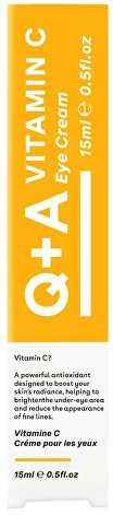 Q+A Vitamin C Paakių kremas Paakių kremas su vitaminu C, 15 ml
