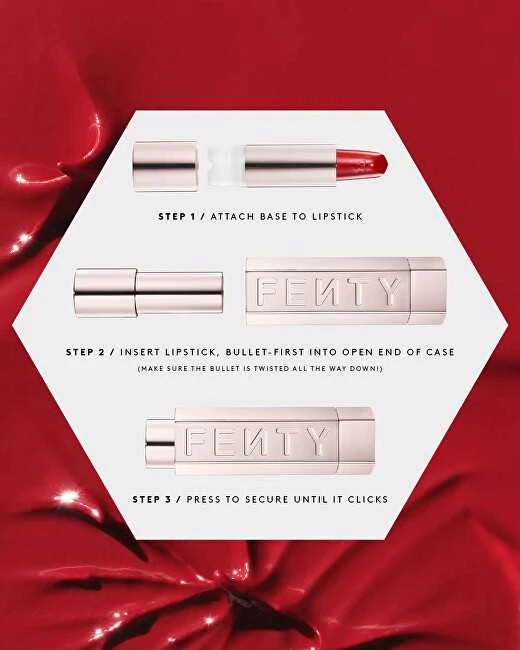 „Fenty Beauty Icon“ lūpų dažų metalinis dėklas