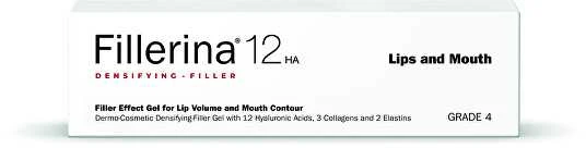 Fillerina Lūpų užpildas 12HA lūpoms 4 klasės 4 (Filler Effect Gel) 7 ml