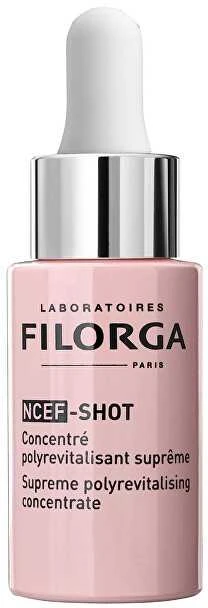 Filorga Ncef-Shot Supreme Poly Revitalizing Concentrate intensyvaus poveikio gaivinamasis veido serumas 15ml