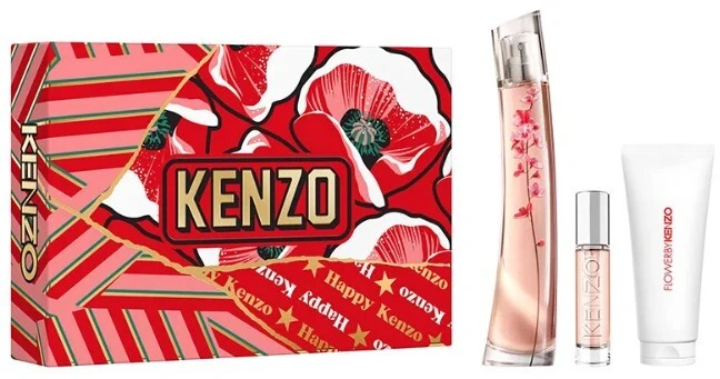 Flower Ikebana By Kenzo Estuche 3 Piezas