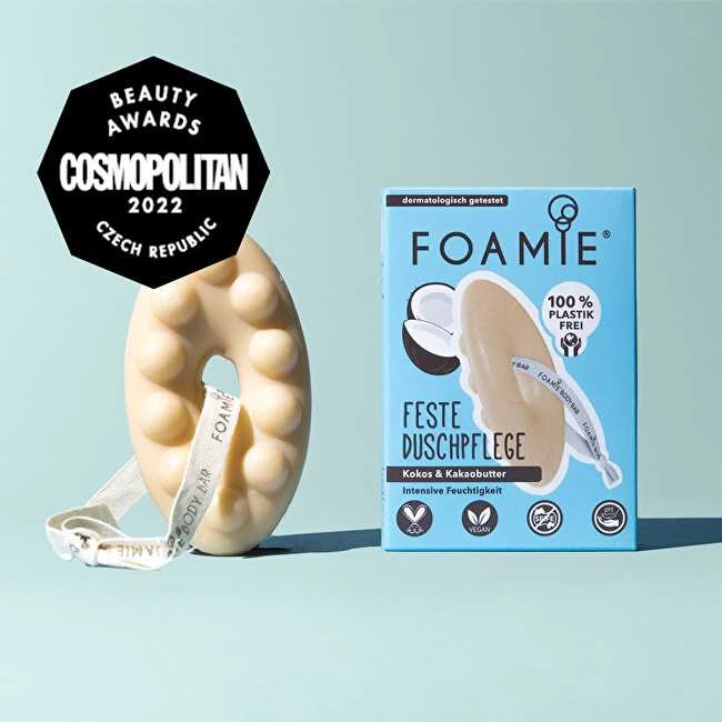 Kietasis kūno prausiklis Foamie Body Bar Shake Your Coconuts