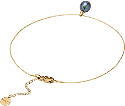 Furiosa Dirty Pearl Genuine Pearl Necklace SN-DIRTYPEARLNOIR-G