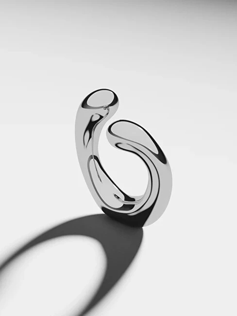 Furiosa Elegant single earrings made of steel Mini Hove Cuff