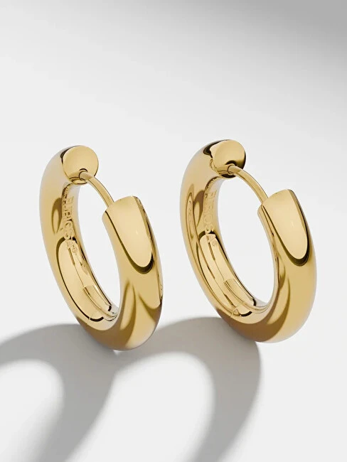 Furiosa Gold-plated Chubby Hoop SE-CCHUBBYH-G