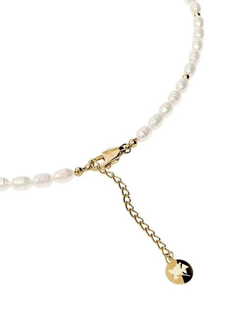 Furiosa Gold-plated pakabukas made of real pearls Berlin Choker SN-BERLIN-G