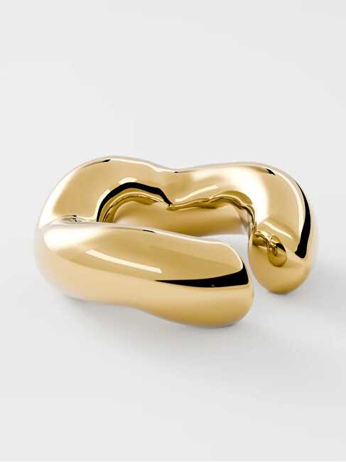 Furiosa Gold-plated single earring Bubbly Cuff SE-BUBBLY-G