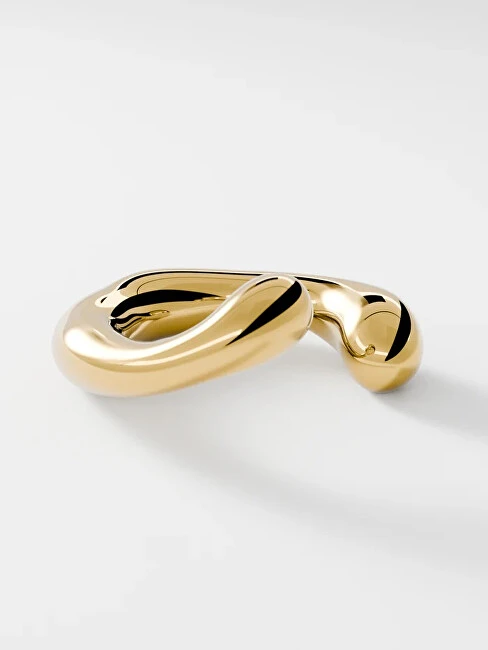 Furiosa Gold-plated single earring Mini Hove Cuff SE-HOVE-S