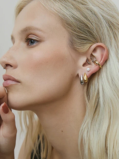 Furiosa Gold-plated Teardrop Little Drip earrings SE-LITTLEDRIP-G