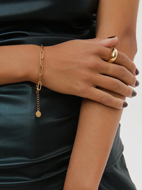 Furiosa Matching auksinis-plated Paperclip Vibe bracelet SB-VIBEB-G