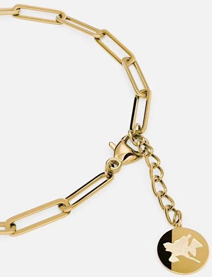 Furiosa Matching auksinis-plated Paperclip Vibe bracelet SB-VIBEB-G