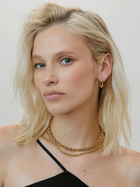 Furiosa Modern auksinis-plated Teardrop Drip earrings SE-DRIP-G