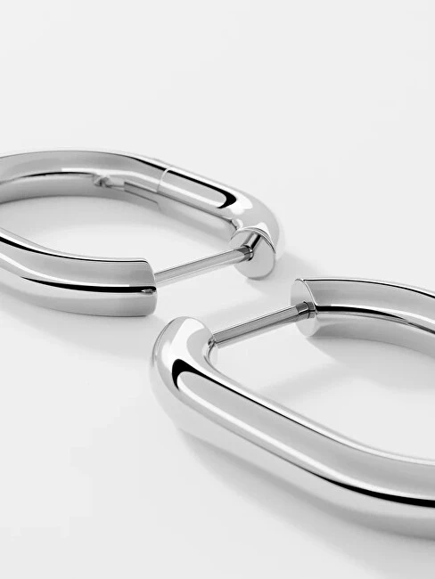 Furiosa Oval steel earrings Leah SE-LEAHEAR-S