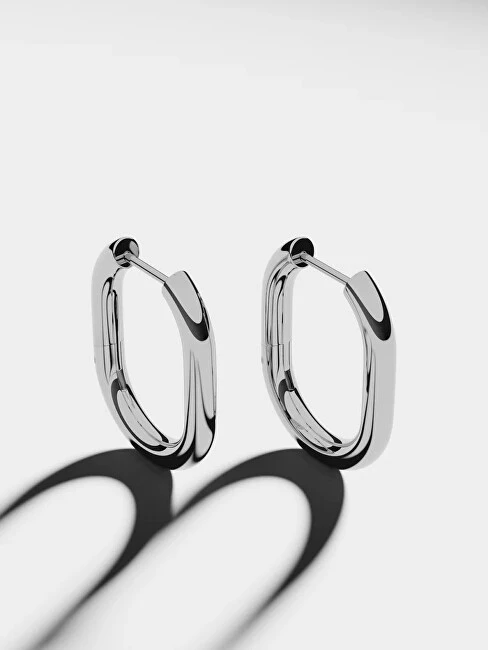Furiosa Oval steel earrings Leah SE-LEAHEAR-S
