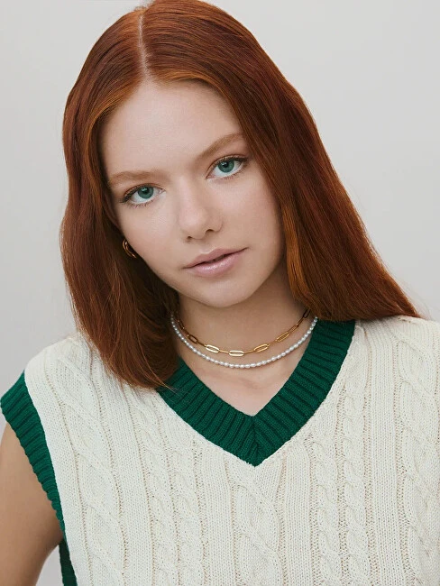 Furiosa Pearl Siren SN-PEARLSIREN-G Fine Pearl Gold Plated Necklace
