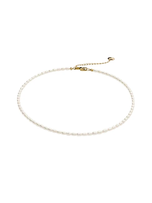 Furiosa Pearl Siren SN-PEARLSIREN-G Fine Pearl Gold Plated Necklace