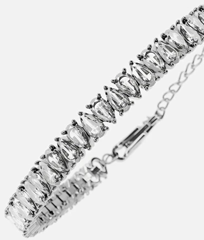 Furiosa Shiny steel bracelet with zircons Gatsby SB-GATSBY-S