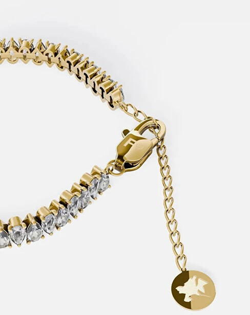 Furiosa Sparkling auksinis-plated bracelet with zircons Gatsby SB-GATSBY-G