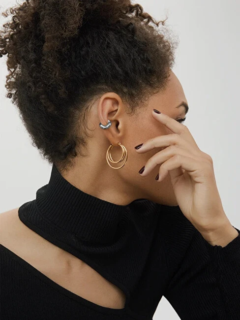 Furiosa Steel single earring Bubbly Cuff SE-BUBBLY-S