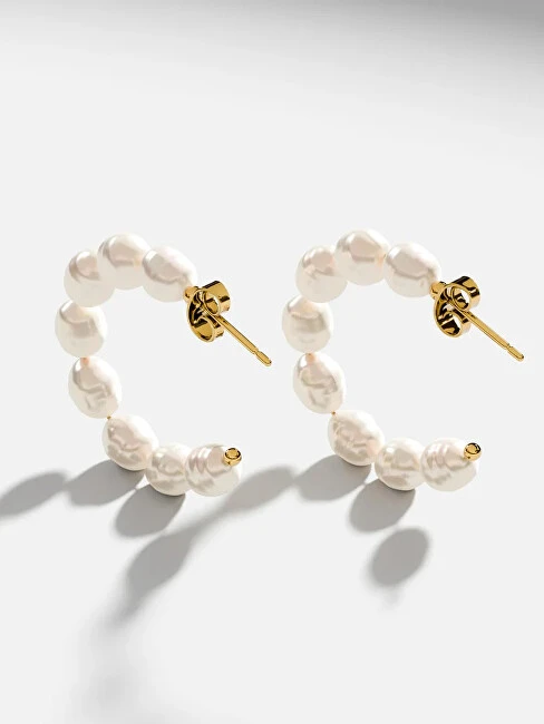 Furiosa Unique pearl earrings French Kiss SE-FRENCHKISS-G