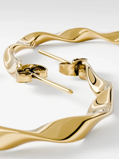 Furiosa Waves auksinis-plated earrings SE-WAVES-G