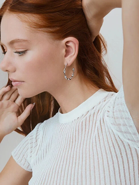 Furiosa Waves steel earrings SE-WAVES-S