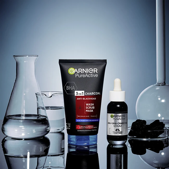 Garnier Pure Active 3in1 unisex veido kaukė, 150 ml