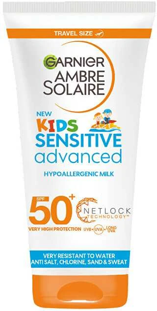 Garnier Ambre Solaire Kids Sensitive Advanced Baby In The Shade Sun Losjonas kūnui vaikams, 50 ml