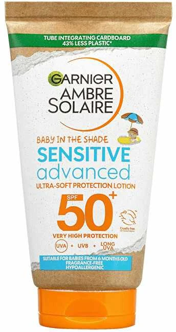Garnier Ambre Solaire Kids Sensitive Advanced Baby In The Shade Sun Losjonas kūnui vaikams, 50 ml