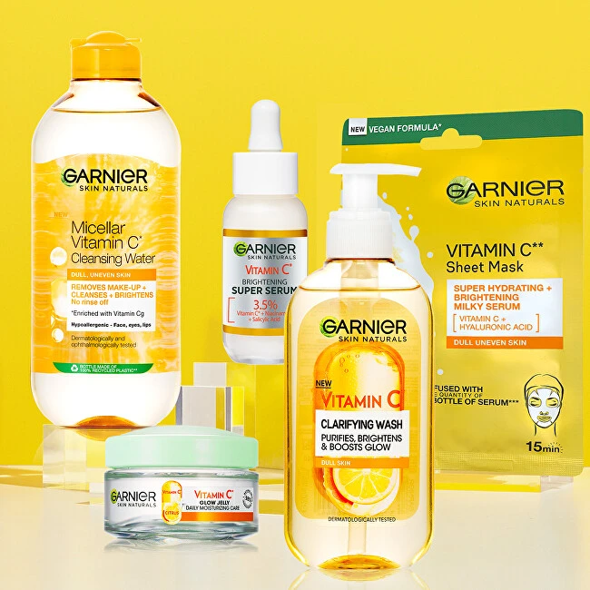 Garnier Skin Naturals Vitamin C Micellar Cleansing Vanduo Micellar Vanduo moterims, 400 ml