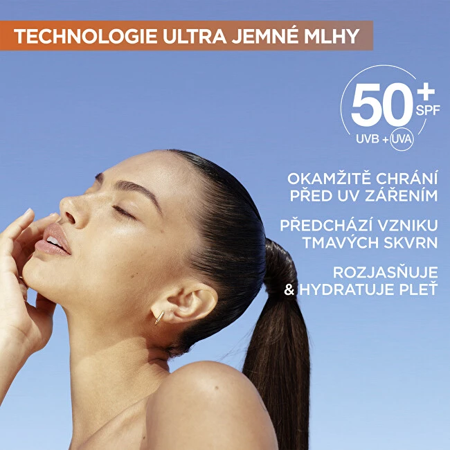 „Garnier“ vitamino C skaistinantis makiažą UV dulksna veido kremas nuo saulės