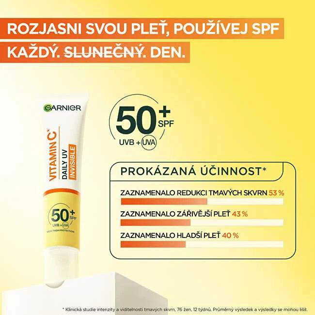 Garnier Skin Naturals vitamino C dieninis kremas su nematomu UV spinduliuote