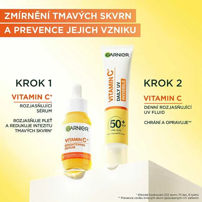 Garnier Skin Naturals vitamino C dieninis kremas su nematomu UV spinduliuote