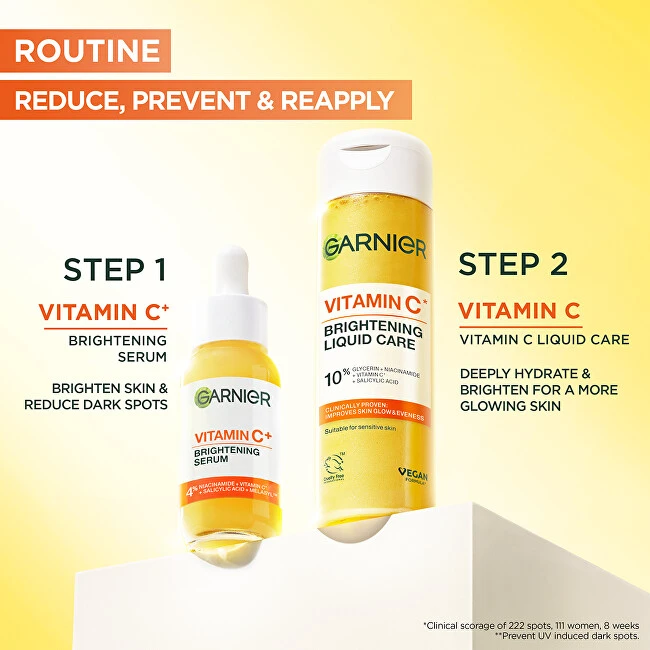 „Garnier“ vitamino C šviesinanti skystoji veido esencija